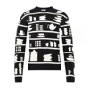 Jw Anderson J. W. Anderson Knit Sweater With Kitchenware Motifs In Multi