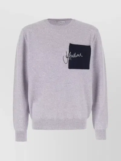 JW ANDERSON SWEATER WOOL PATCH POCKET
