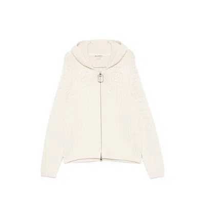 Jw Anderson Cable-knit Zip-up Cardigan In Pink