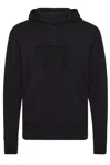 Jw Anderson Hoodie With Logo Embroidery In Nero