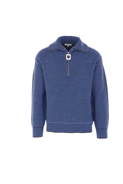 Jw Anderson Sweaters In Blue