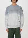 Jw Anderson Gray Embroidered-logo Gradient Sweatshirt In Grau