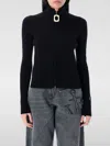Jw Anderson J. W. Anderson Fitted Cardigan With Zipper In Black