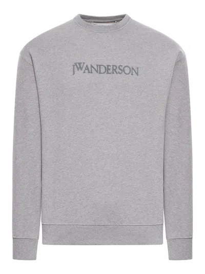 JW ANDERSON SWEATSHIRT WITH EMBROIDERED LOGO