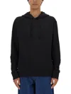 Jw Anderson J. W. Anderson Relaxed Fit Black Hooded Sweatshirt In Black