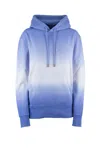 Jw Anderson J.w. Anderson Gradient Hoodie Logo In Purple