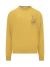 Jw Anderson Wool Crewneck Sweater Long Sleeves In 199