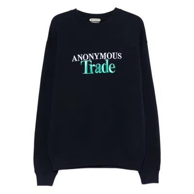 Jw Anderson Anonymous Trade Sweatshirt In Black