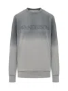 Jw Anderson J.w. Anderson Logo Gradient Sweat In Grey
