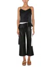 Jw Anderson Women Sweetheart Neckline Top In Black
