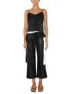 Jw Anderson Women Sweetheart Neckline Top In Black