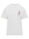 Jw Anderson White Cotton T-shirt