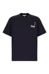 Jw Anderson J. W. Anderson Blue Relaxed Fit Crew Neck T-shirt In Black