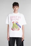 Jw Anderson Best In Show Oversized T-shirt In White
