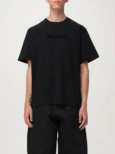 Jw Anderson T-shirt  Men Color Black In Blue