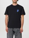 Jw Anderson Black Anchor T-shirt In Black