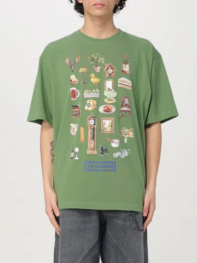 JW ANDERSON T-SHIRT JW ANDERSON MEN COLOR GREEN,427123012
