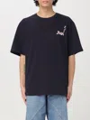 Jw Anderson J. W. Anderson Blue Relaxed Fit Crew Neck T-shirt In Navy