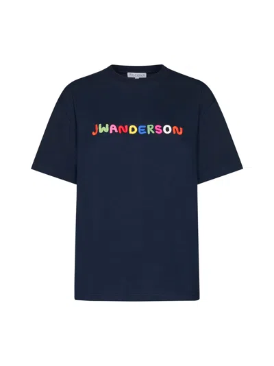 Jw Anderson J.w. Anderson T-shirt In Navy