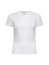 Jw Anderson Pointelle Cap-sleeve Top In White