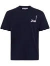 Jw Anderson J. W. Anderson Blue Relaxed Fit Crew Neck T-shirt In Blue