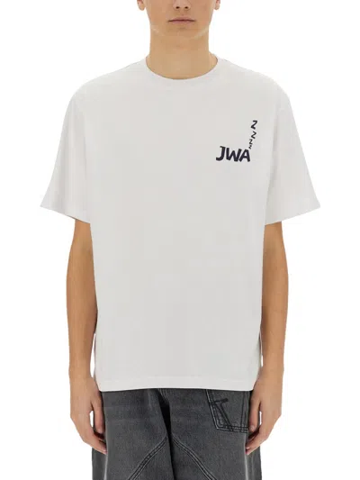 Jw Anderson T Shirt With Logo In White