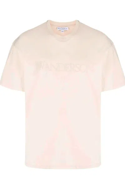 Jw Anderson T-shirts And Polos Beige In Beige Chiari E Naturali