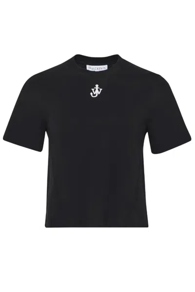 JW ANDERSON JW ANDERSON T-SHIRTS AND POLOS BLACK