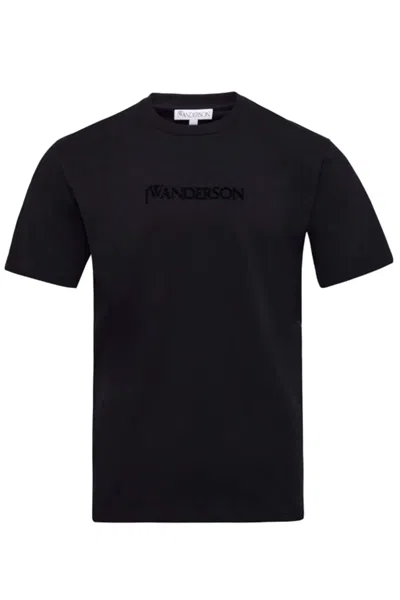 JW ANDERSON JW ANDERSON T-SHIRTS AND POLOS BLACK