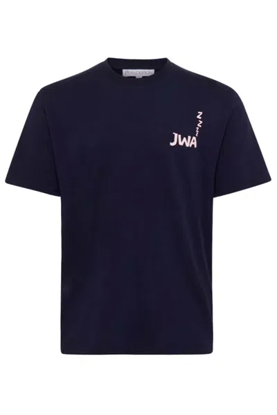 JW ANDERSON JW ANDERSON T-SHIRTS AND POLOS BLUE