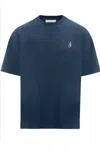 Jw Anderson T-shirts And Polos Blue In Blu Blu E Verdi