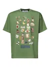 Jw Anderson Diorama Printed T-shirt In Green
