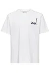 Jw Anderson J.w.anderson Logo T Shirt In Bianco