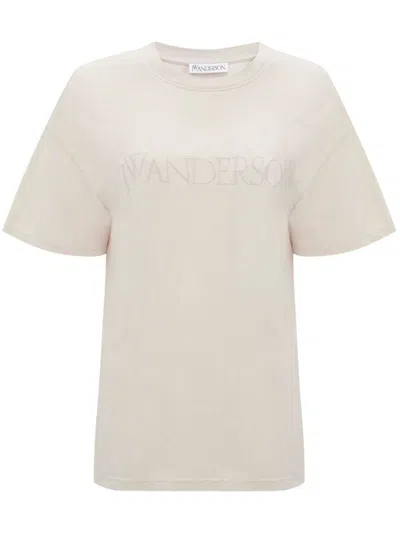Jw Anderson T-shirts & Tops In Beige