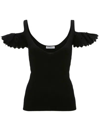Jw Anderson T-shirts & Tops In Black