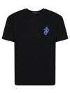 Jw Anderson Anchor-patch Short-sleeve T-shirt In Black