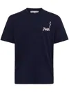Jw Anderson J. W. Anderson Blue Relaxed Fit Crew Neck T-shirt In Blue