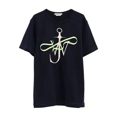 Jw Anderson T Shirts Blue In Black