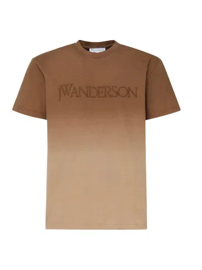 Jw Anderson T-shirts In Brown