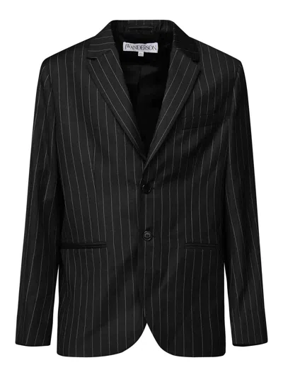 Jw Anderson Tailored Blazer In Gray