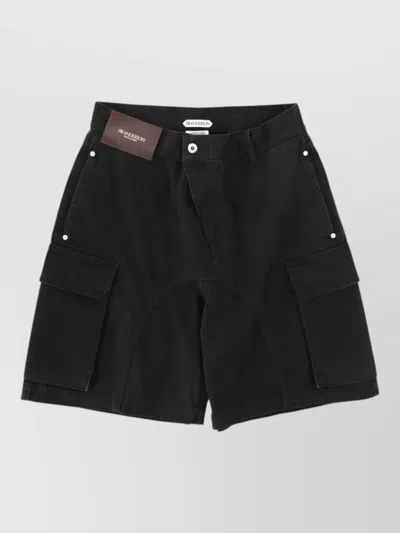 Jw Anderson Tailored Shorts Belt Loops And Pockets In Black