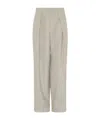 Jw Anderson Tailored Trousers Clay Melange In Neutral