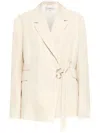Jw Anderson Tailored Wrap Blazer In Neutrals