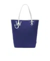 Jw Anderson Blue And White Tote Handbag For Women In Blue