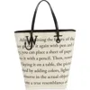 Jw Anderson Tall Anchor Tote Bag In Ivory