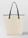 JW ANDERSON TALL ANCHOR LEATHER ACCENTS CANVAS TOTE BAG