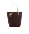 Jw Anderson Tall Anchor Tote In Black