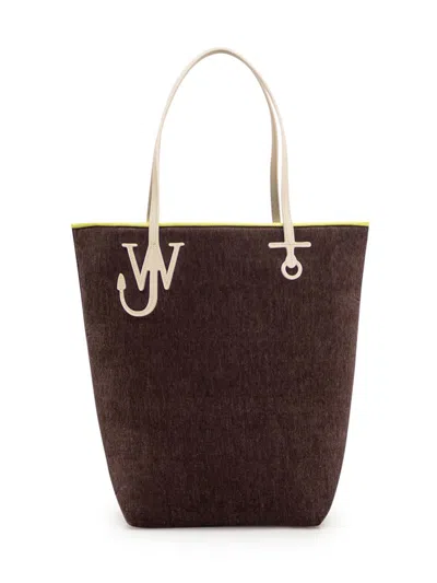 Jw Anderson J.w. Anderson Tall Anchor Tote Bag In Green