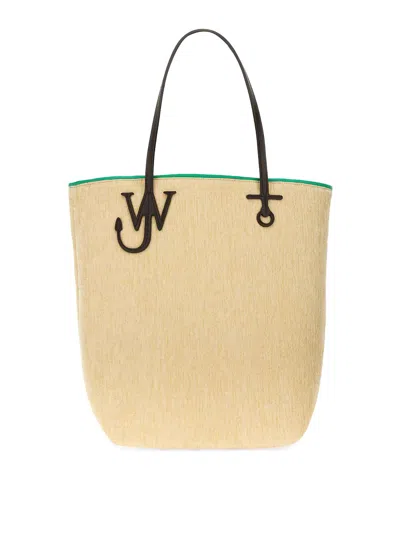Jw Anderson Women's Tall Anchor Tote Bag In Beige