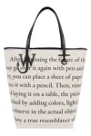 Jw Anderson Tall Anchor Tote Bag In Ivory